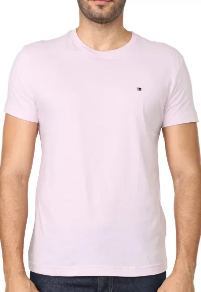 Camiseta Tommy Hilfiger para caballero rosa