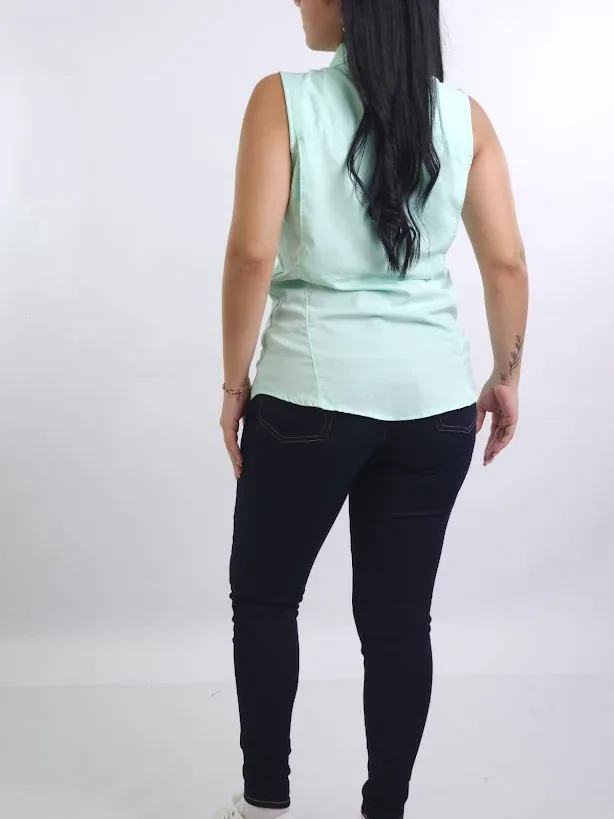 Blusa Columbia para dama color menta
