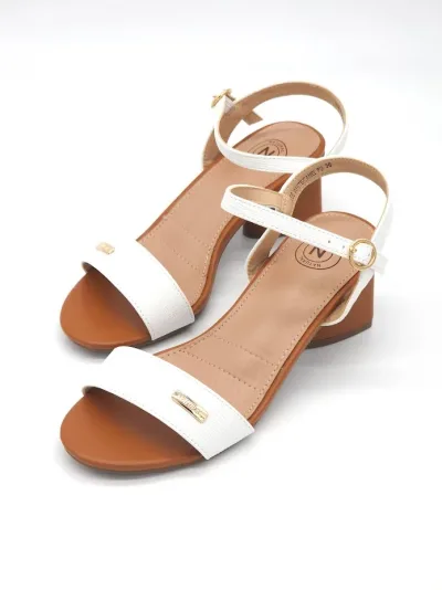 Tacones Natural para dama color blanco