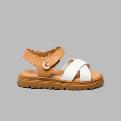 Sandalias Coral Abba Camel para niña