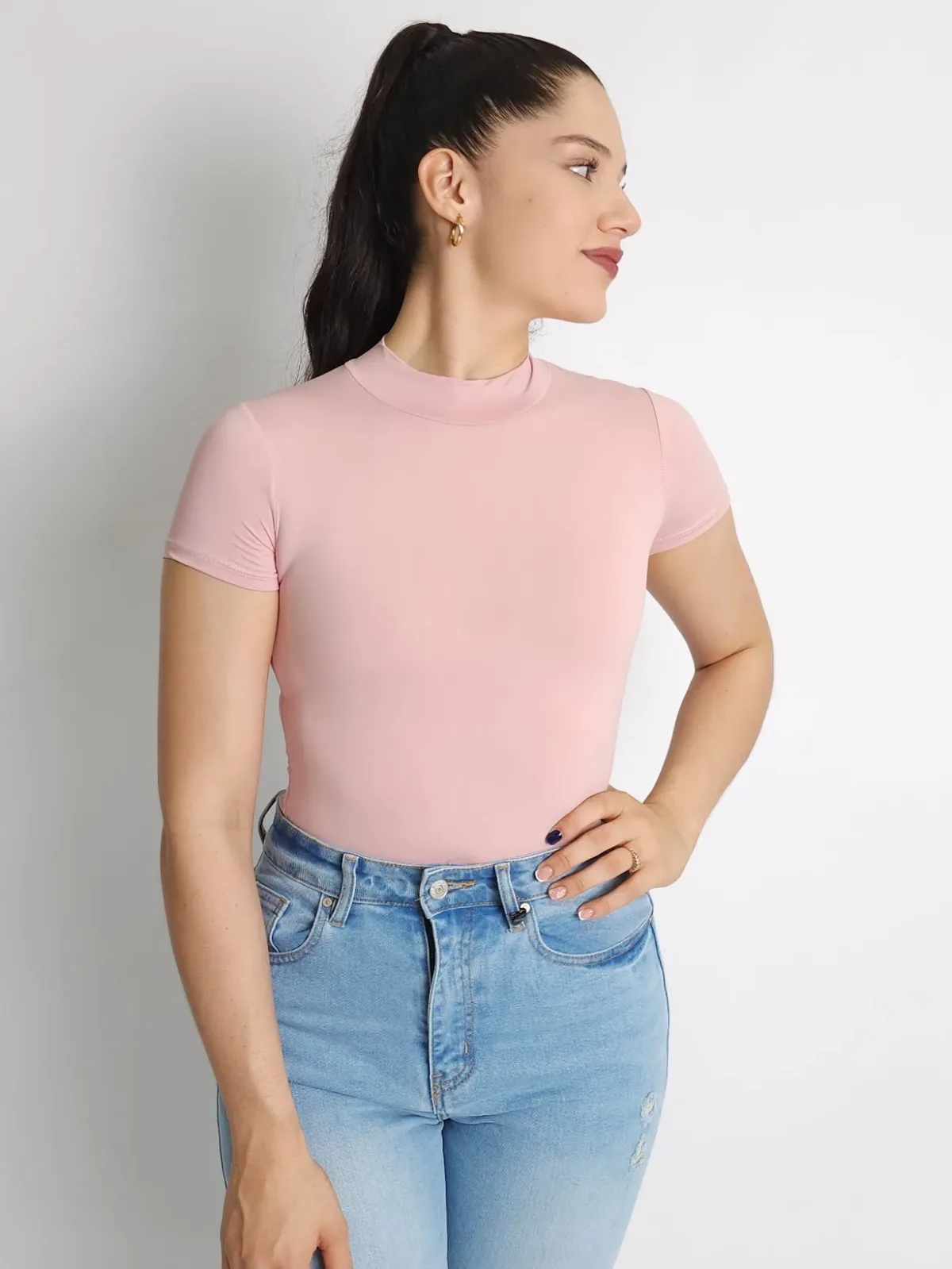 Body para dama color rosa