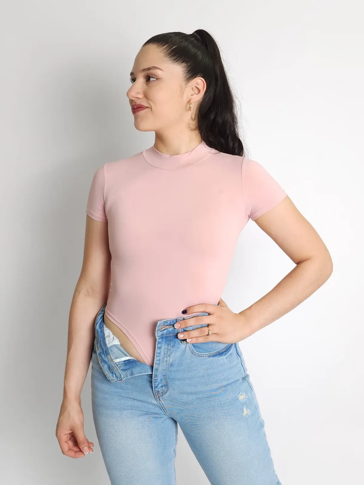 Body para dama color rosa