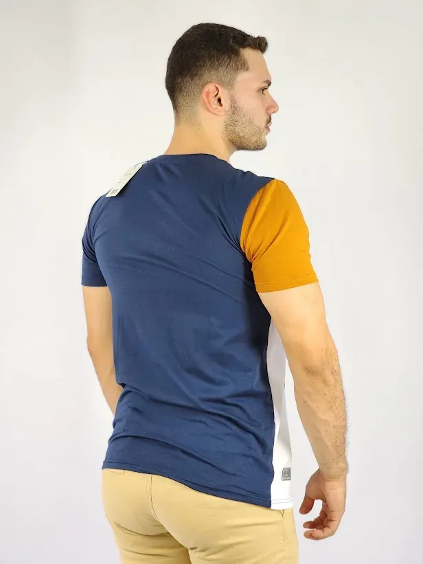 Camiseta de hombre Touch and Go multicolor