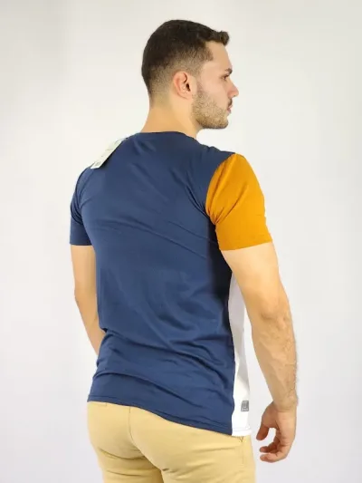 Camiseta de hombre Touch and Go multicolor