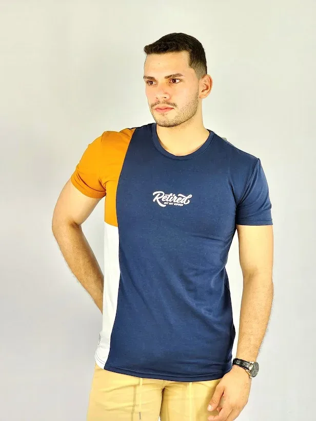Camiseta de hombre Touch and Go multicolor