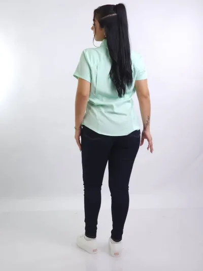 CAMISA COLUMBIA PFG COLOR VERDE AGUA