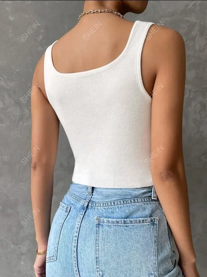 Crop top para dama color blanco