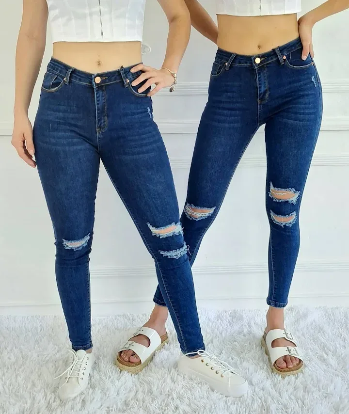 Jeans para dama Cambridge Polo Club 2751 color azul