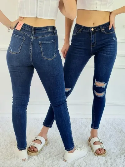 Jeans para dama Cambridge Polo Club 2751 color azul