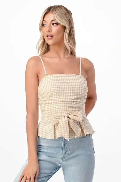 Blusa para dama de cuadros