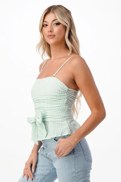 Blusa para dama de cuadros