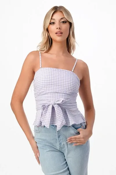 Blusa para dama de cuadros