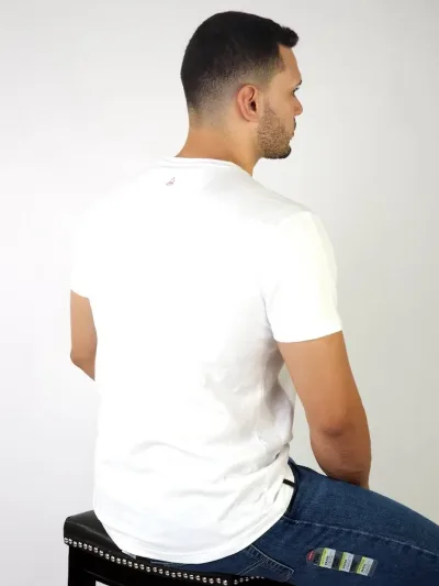 Camiseta Hummer para caballero color blanco