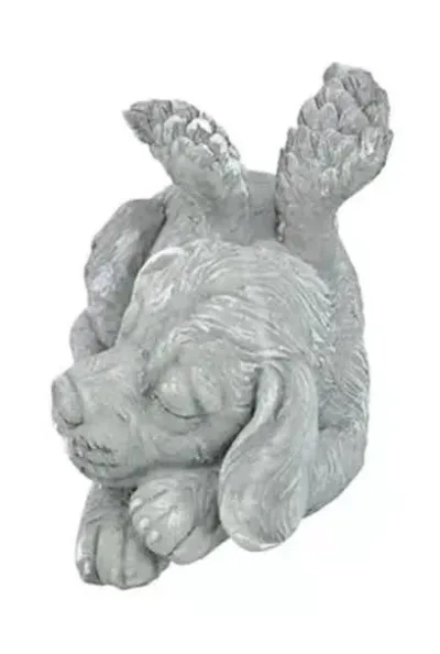 Pieza decorativa con diseño de perro angelito