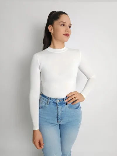Body para dama color blanco