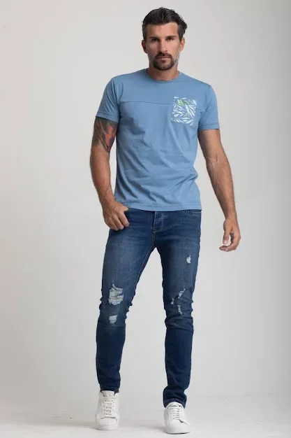 Camiseta Hummer para caballero color azul