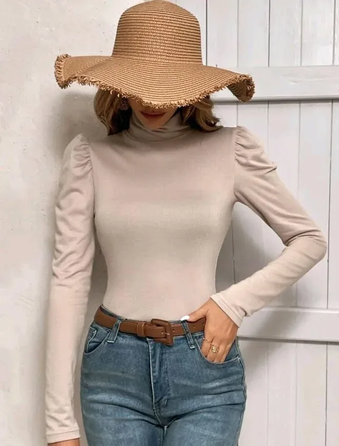 Blusa para dama color beige