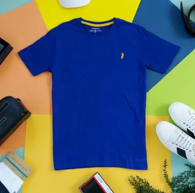 Camiseta Cambridge Polo Club para caballero color azul