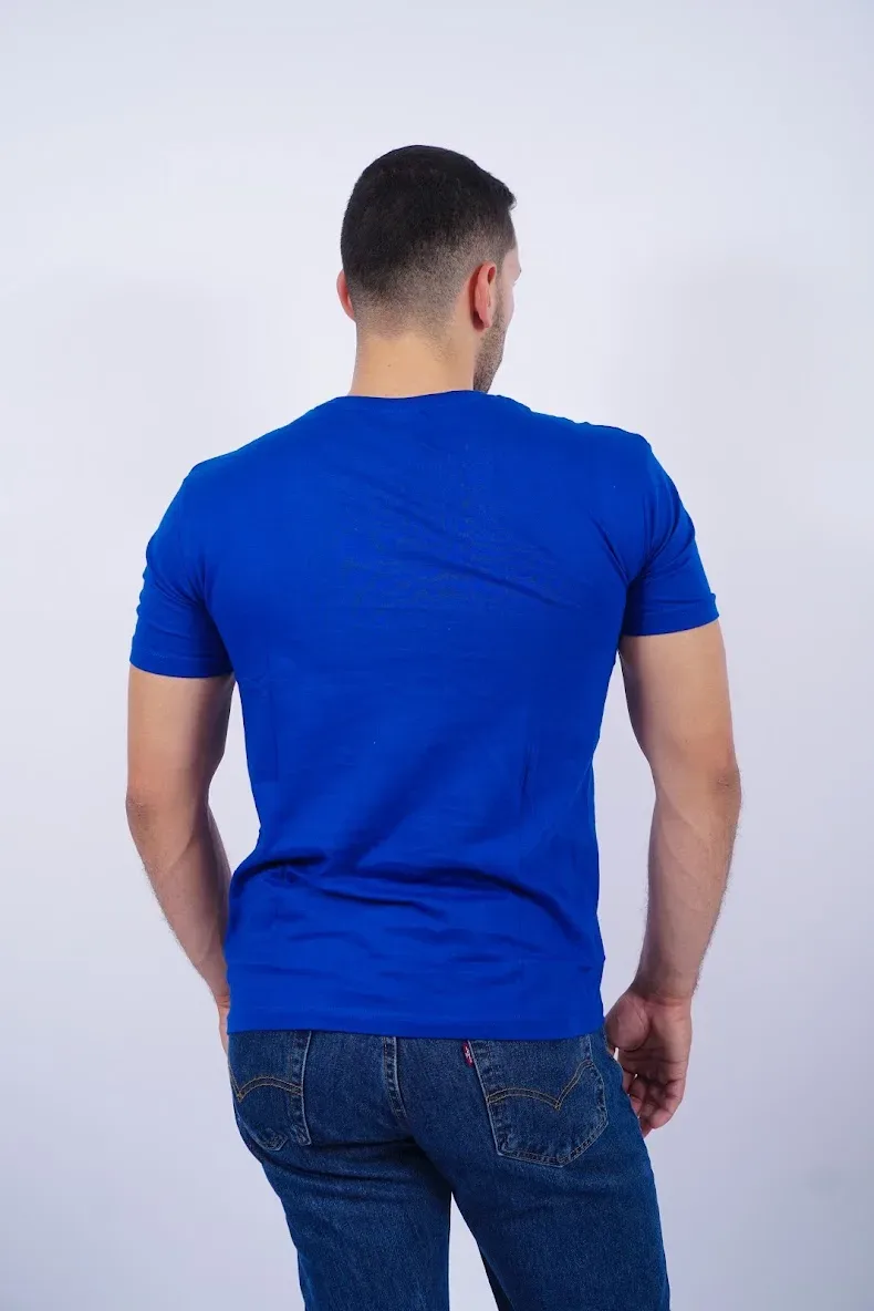 Camiseta Cambridge Polo Club para caballero color azul