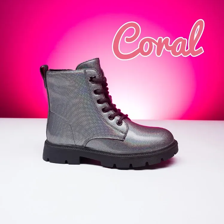 Botines Coral Corine Holographic para niña