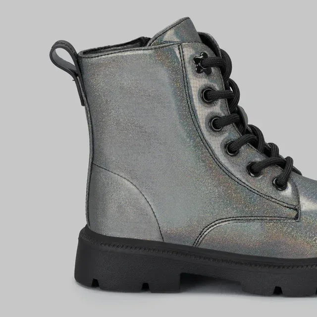 Botines Coral Corine Holographic para niña
