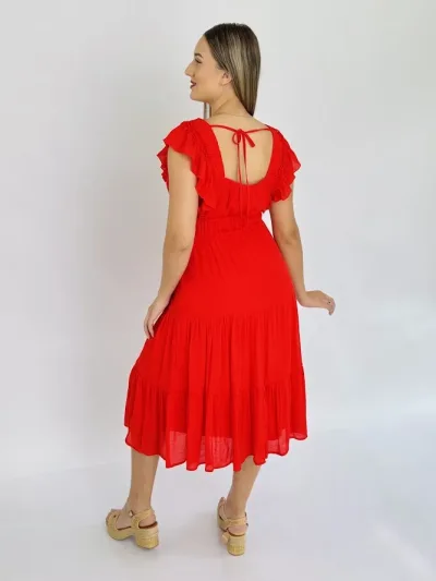 Vestido Color rojo  para Dama