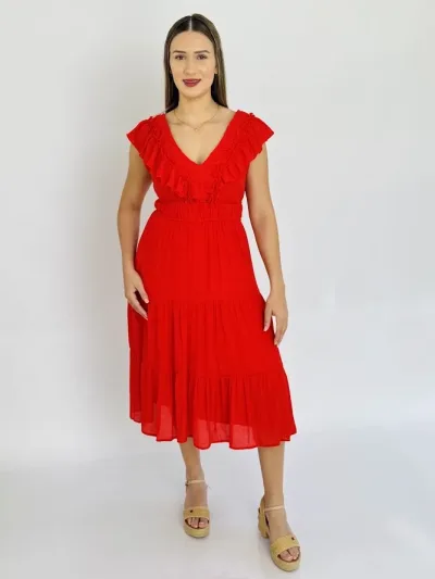 Vestido Color rojo  para Dama