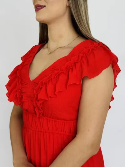 Vestido Color rojo  para Dama
