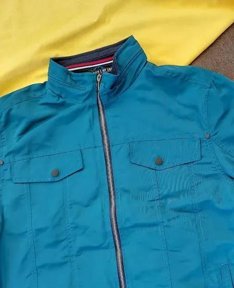 Jacket Indigo para caballero color turquesa