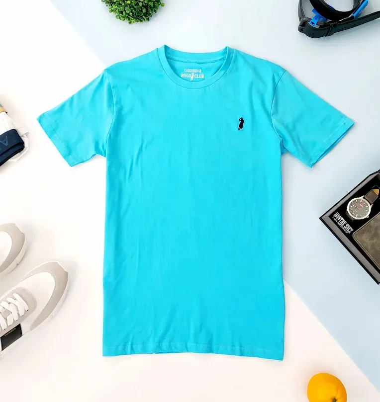 Camiseta Cambrige Polo Club para Caballero color celeste