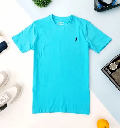 Camiseta Cambrige Polo Club para Caballero color celeste