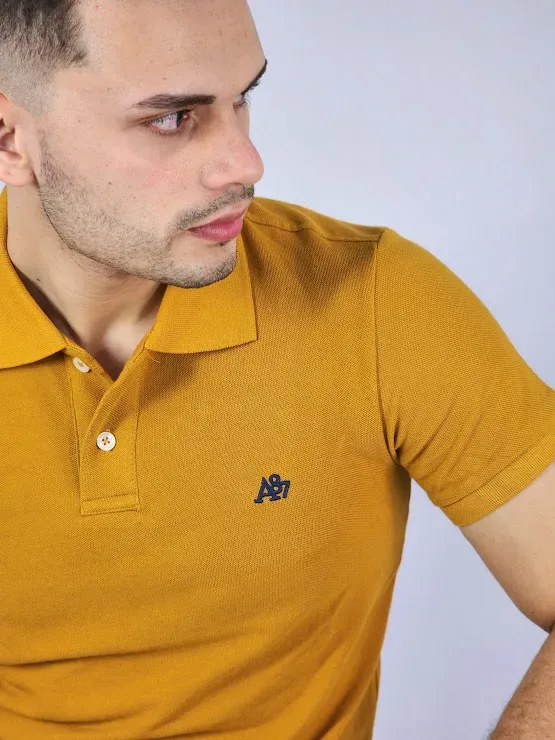 Camiseta Aeropostale para caballero color Mostaza