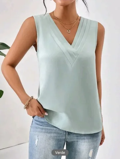 Blusa para dama color verde agua