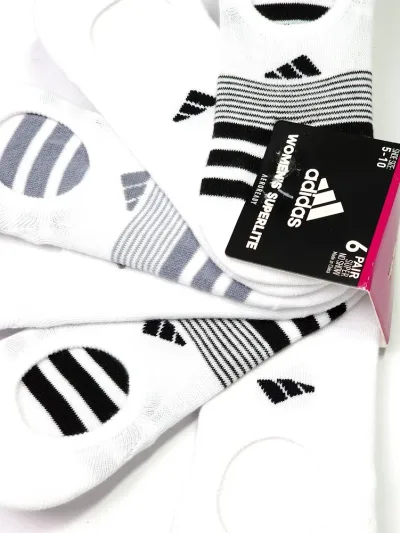 Set 6 pares de medias Adidas para dama multicolor