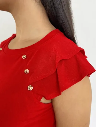 Blusa color rojo para Dama