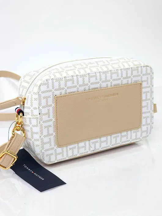 Bolso Tommy Hilfiger para dama color blanco