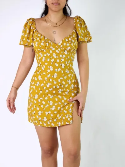 Vestido floreado para dama