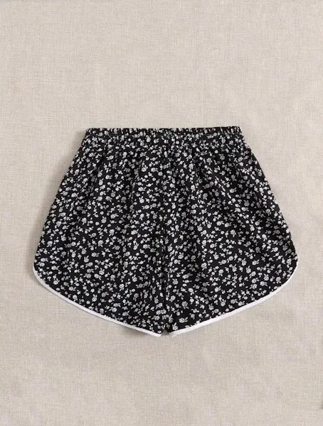 Short para dama floral