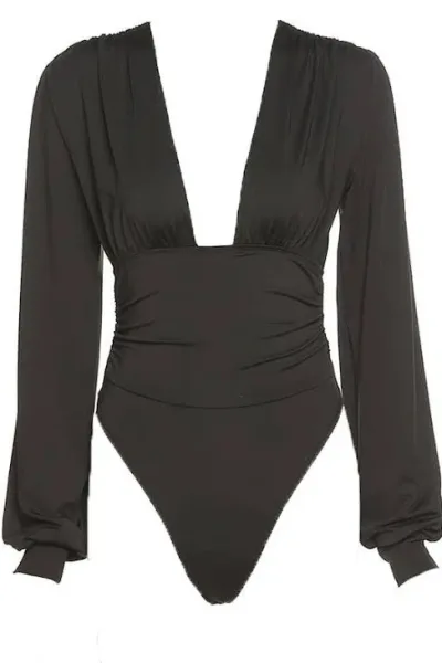 Body para dama color negro