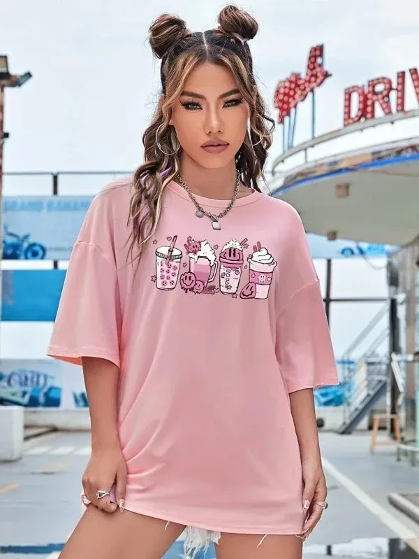 Camiseta para dama color rosado