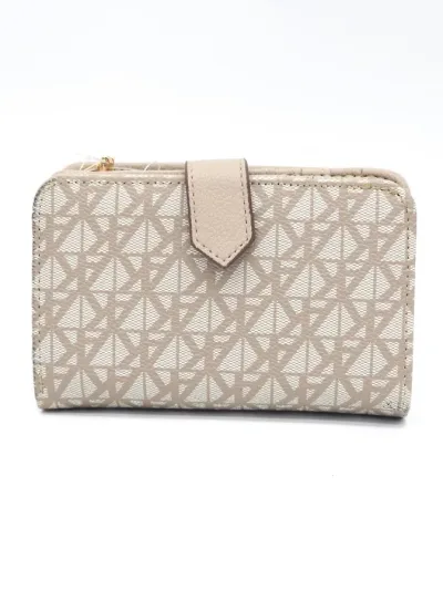Tarjetero Anne Klein para dama beige