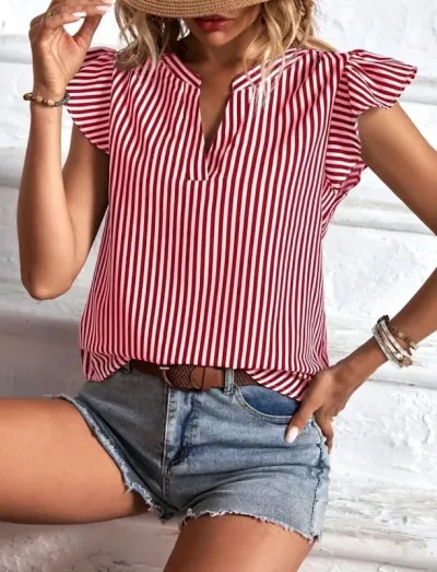 Blusa para dama diseño a rayas