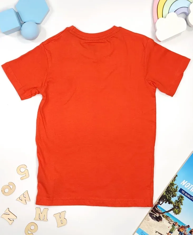 Camiseta Cambrige Polo para niño color naranja