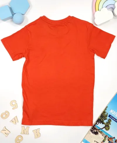 Camiseta Cambrige Polo para niño color naranja