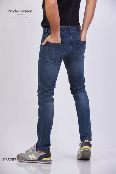 Jeans PSYCHO SIXTEEN para caballero PB5287 Slim fit color azul