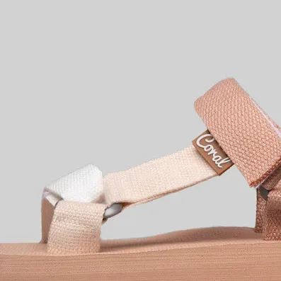Sandalias Coral para dama color Blush tex Ventura