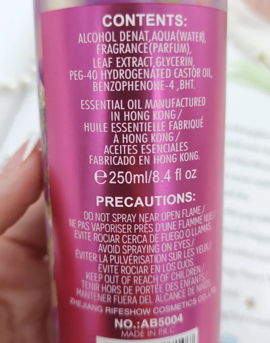 Splash para Dama Romantic aroma  floral
