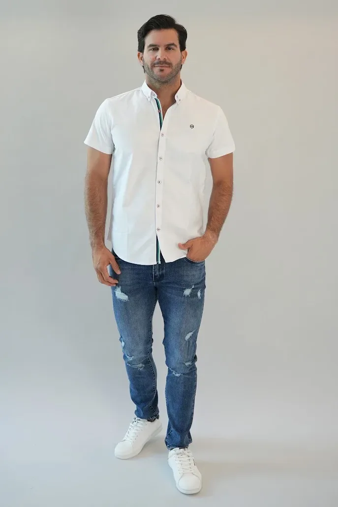 Camisa Hummer para caballero color Blanco