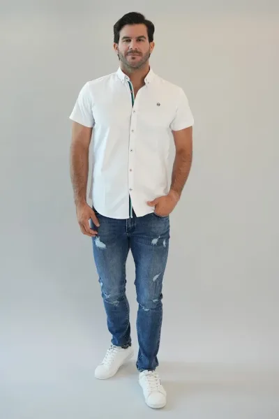 Camisa Hummer para caballero color Blanco