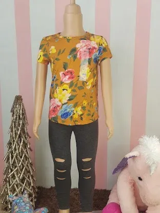 Blusa Old Navy para niña color mostaza
